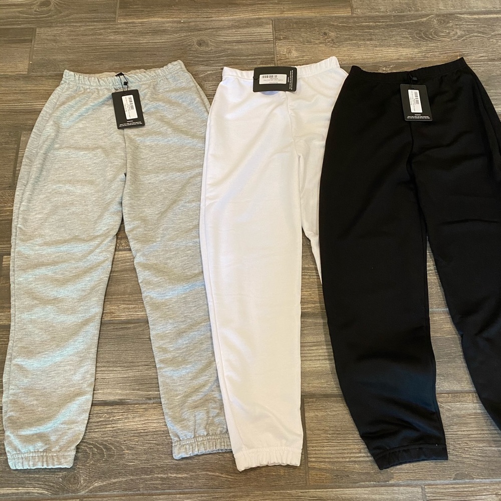 Set of 3 Pretty Little Thing joggers